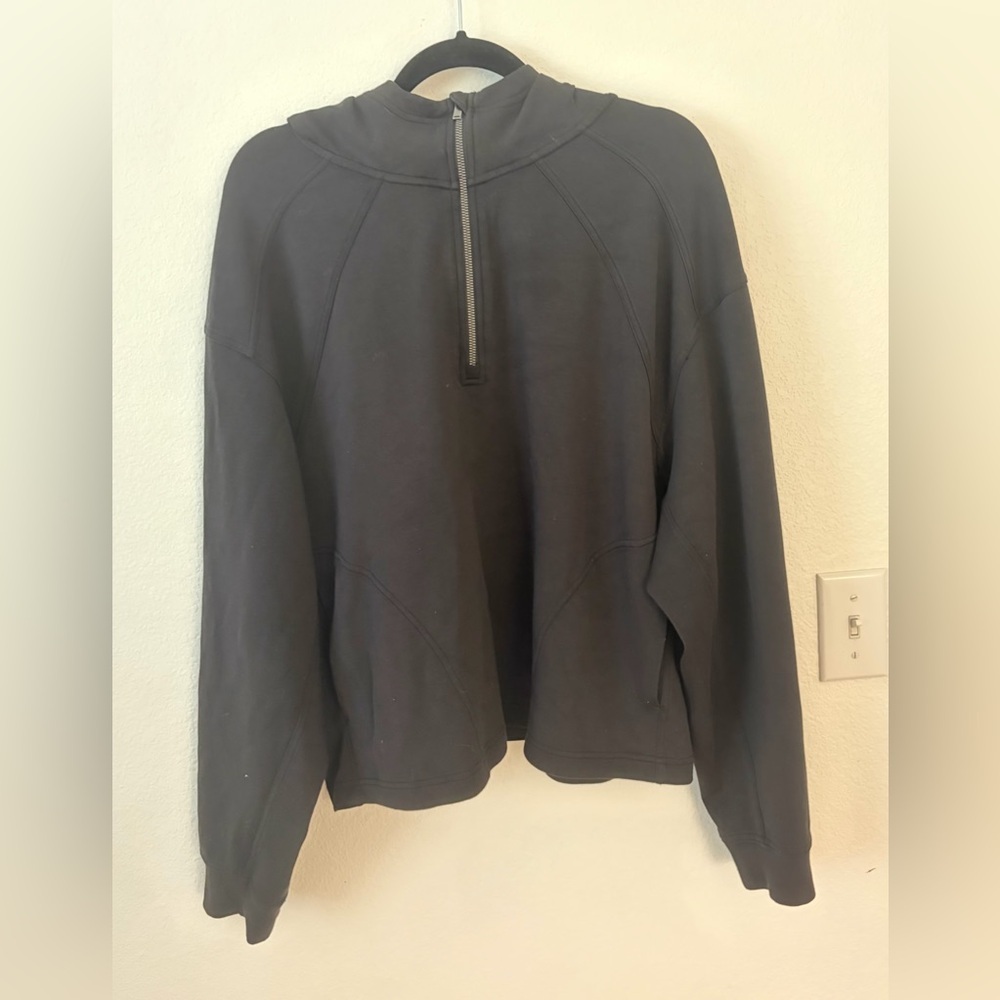 Avia Size XXXL Women’s Black Half-Zip Sweatshirt